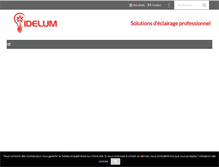 Tablet Screenshot of idelum.com